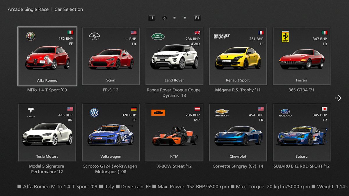 Gran Turismo 6 Press Kit screenshot 4 for Playstation 3